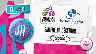 LFB 20232024  Landerneau  Basket Landes  J11 [upl. by Evante]