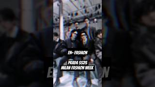 Enhypen Fashion  Prada SS25 Milan Fashion Week [upl. by Titus]