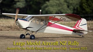 Large Model Aircraft New Zealand Rally hosted by the North Shore Model Aero Club January 2022 [upl. by Ahtanaram]