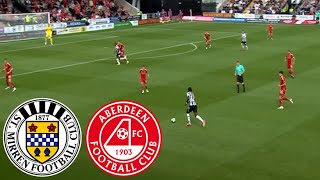 St Mirren vs Aberdeen  pes 2021 gameplay [upl. by Bekah]