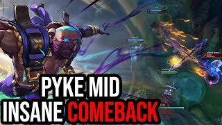 THIS IS HOW I MAKE COMEBACKS WITH PYKE MID [upl. by Yneffit]