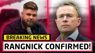 BREAKING RALF RANGNICK CONFIRMED  Man United News [upl. by Aisnetroh]