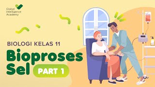 BIOLOGI Kelas 11  Bioproses Sel Transpor Membran  GIA Academy [upl. by Ahsema]