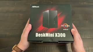 Ryzen 3400G Asrock Deskmini to SilverStone VT02 [upl. by Annohsed]