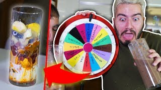 HERŞEYİ KARIŞTIRIP İÇTİK Çarkıfelek Smoothie Challenge [upl. by Ayatnahs517]