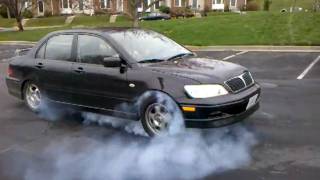 oz rally lancer burnout [upl. by Anali]