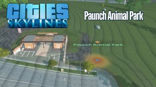 Cities Skylines Parklife Building A Zoo [upl. by Siderf]