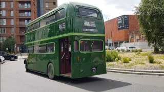 Bus Spotting at Redhill Station Including Route 406 Running Day Heritage Buses [upl. by Nitsyrc591]