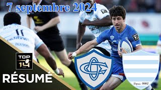 TOP 14  J1  Résumé 1ère moitié Castres Olympique vs Racing 92  Saison 20242025 [upl. by Merrill773]