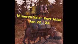 Fort Atlas Finds Minervas Sale Spectacle  Jan 2224 fo76 fallout76 fallout [upl. by Nivre]