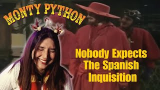 nobody expects The Spanish Inquisition quotMonty Pythonquot skit reaction [upl. by Nimra]