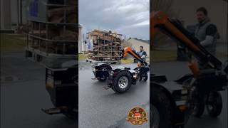 Towable Remote Control Forklift forklift tow truck construction telehandler equipter [upl. by Akinna]