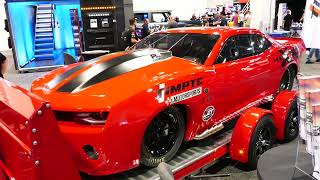 Timpte Motorsports Fireball Chevrolet Camaro Drag Racing Car  SEMA 2023 Las Vegas NV [upl. by Victory221]