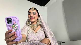 Safa behind the scenes of the Bridal Shoot  Nibir Fashion  Shooting Time [upl. by Sanfo575]