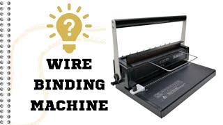 HOW TO USE WIRE BINDING MACHINE [upl. by Asenaj]