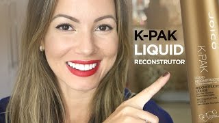 Joico Kpak Liquid Reconstruct [upl. by Kanal]