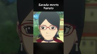 Sarada meets Naruto in the past [upl. by Tali]