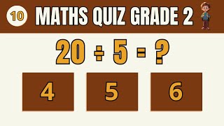 🧠 Fun Grade 2 Math Quiz Addition Subtraction Multiplication amp Division [upl. by Hendrickson]