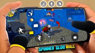 SPINNER GlOOWALL TUTORIAL HANDCAM POCO F4 GT📲 SETTINGS⚙️ HUD  SENSI  DPI FREE FIRE HIGHLIGHTS😍 [upl. by Imuyam]