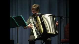 Bourrasque on Accordion played by Helen Rich [upl. by Einnek372]