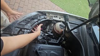 How to replaced a dipped low beam headlight on a Audi Q3 Q5 Q7 A4 [upl. by Hopper463]