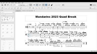 Mandarins 2023 Quad Break Transcription [upl. by Sivrat]