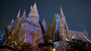 Christmas at Hogwarts Castle 2023  Universal Studios Hollywood Harry Potter World [upl. by Nilram436]