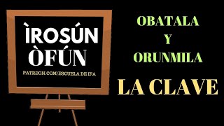 IROSUN OFUN OBATALA Y ORUNMILA SON LA CLAVE [upl. by Silas]