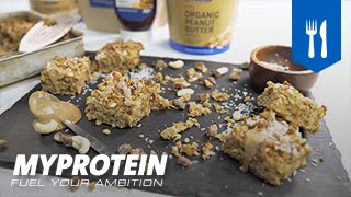 Vegane Haferriegel  Gesundes Flapjack Rezept von Myprotein [upl. by Seed]