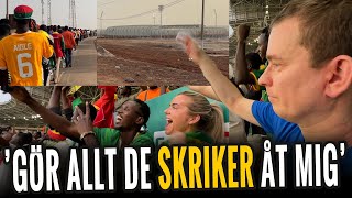 Bisarr upplevelse inför känsliga matchen i Afrikanska mästerskapen [upl. by Treborsemaj]