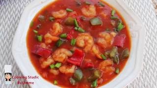 Sweet and Sour PrawnsBangladeshi Chinese Resturant Style Prawn Recipe [upl. by Sivahc635]