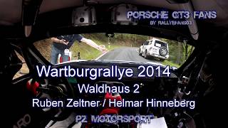 Ruben Zeltner  Porsche 997 GT3  Waldhaus 2  Wartburg Rallye 2014 [upl. by Mariele]