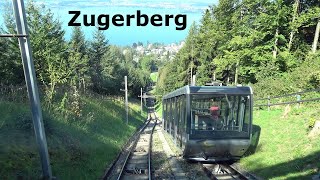 Mount Zugerberg and Zugerbergbahn in Summer Switzerland [upl. by Anisirhc574]