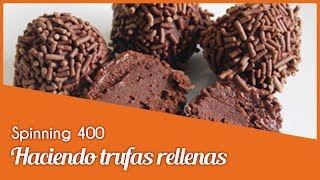 TRUFAS RELLENAS en la Máquina Extrusora y Rellenadora Automatica y Spinning 400 BRALYX [upl. by Hellman]