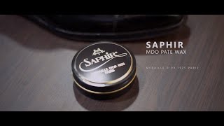 วิธีใช้ How to use Saphir Medaille d’Or Pate de Luxe Wax [upl. by Walcoff257]