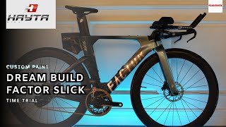 Factor Slick Custom Paint Dream Build Bike Sram Force Axs Black Inc [upl. by Fraase]