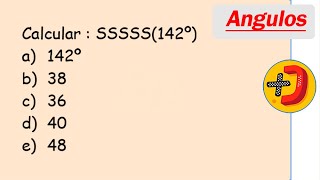 Calcular  SSSSS142º angulos suplementarios geometria paso a paso [upl. by Okoy]