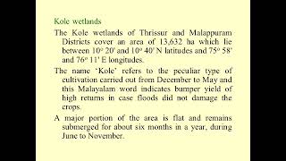 Major wetlands in Kerala India 2002 [upl. by Nylhsa]