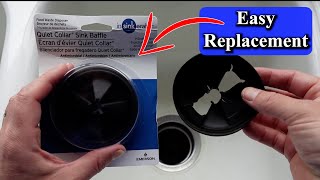 How to Replace Kitchen Sink Garbage Disposal Splash Guard AKA Sink Baffle [upl. by Virendra]