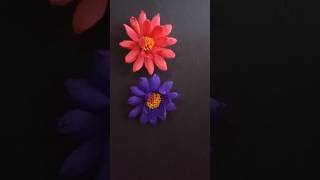 A Beautiful crepe paper flower  RS CraftZone  Crepe papers 🌸🌸 [upl. by Oeak933]