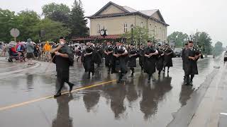 Kinc Record First Kincardine Scottish Pipe Band Saturday Night Parade June 22 2024 [upl. by Burch]