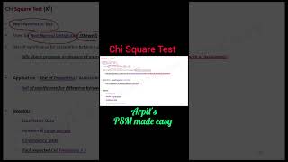 Chi Square Test  PSM lecture  Community Medicine lecture  Public Health lecture  PSM made easy [upl. by Teteak]