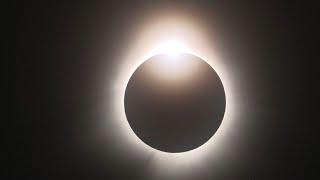 2024 total solar eclipse Watch as totality happens in Indiana [upl. by Nannek762]