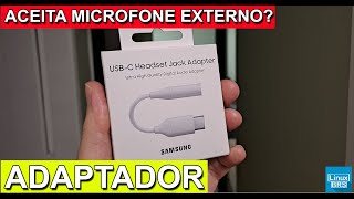 ADAPTADOR USBC PARA P2  RECONHECE MICROFONE EXTERNO [upl. by Antonella]