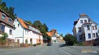 D Stadt Frankenberg Eder Landkreis WaldeckFrankenberg Fahrt durch die Stadt August 2016 [upl. by Westbrook]