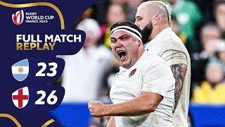 Enthralling battle for Bronze  Argentina v England  Rugby World Cup 2023  Full Match Replay [upl. by Moe733]