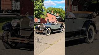 1925 Packard 236 Eight Sport Touring Antique Drive By Engine Sound Old Car Festival 2024 [upl. by Hegyera]