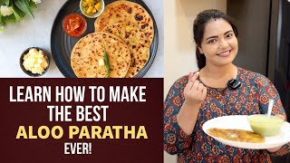 The Best Aloo Paratha Ever  Cooking Recipe  Marinas World  ShopWithYoutube [upl. by Englis157]