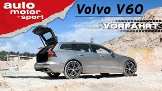 Volvo V60 2018 Große Klappe und viel dahinter – Vorfahrt Review  auto motor und sport [upl. by Riesman982]