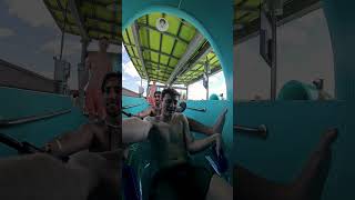 The Most IMMERSIVE Waterslide in the WORLD waterpark waterslide aquatica [upl. by Onailimixam]